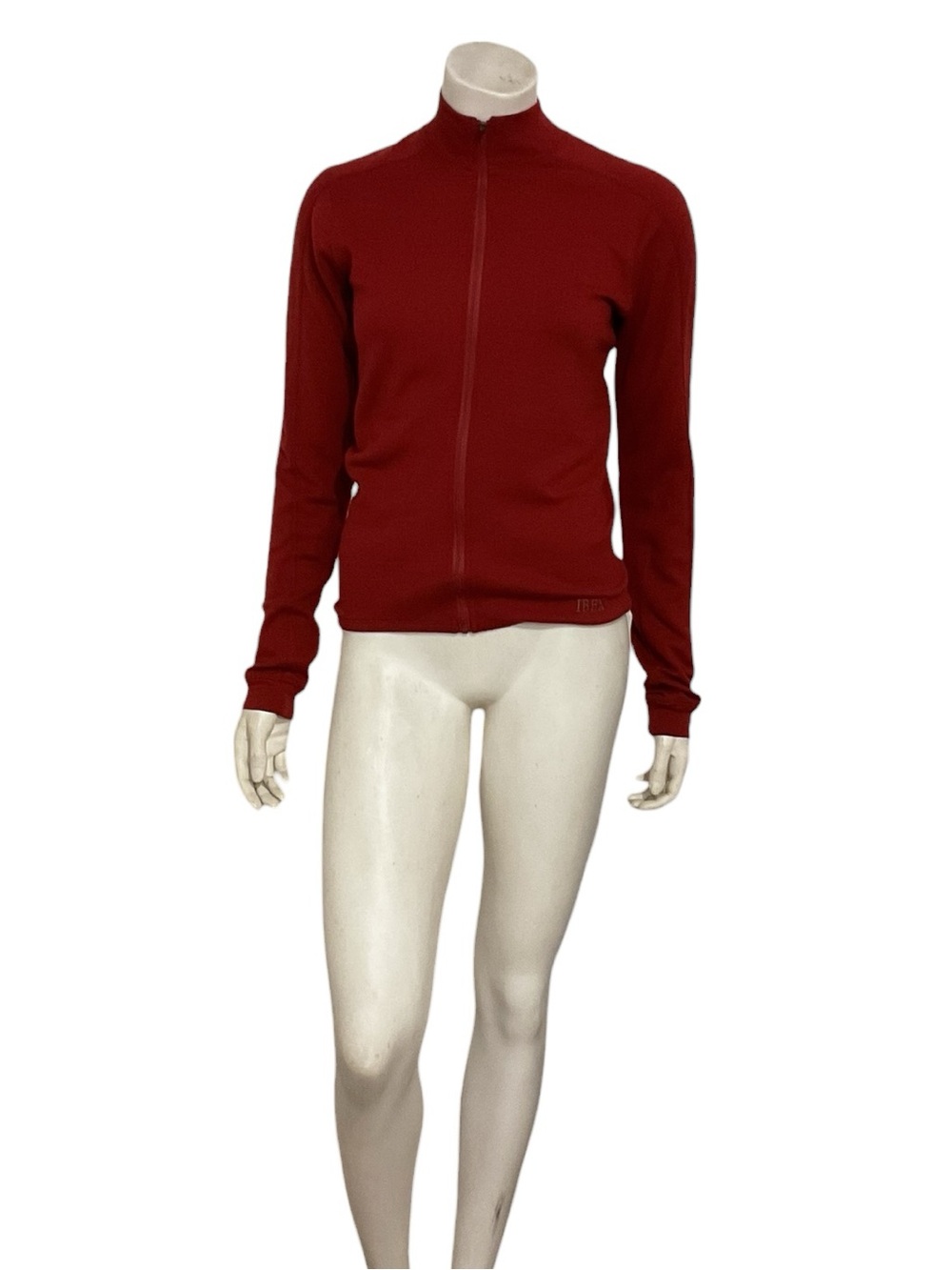 Ibex Woman’s Burnt Orange Full Zip Wool Sweater